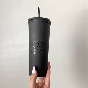 Shane Dawson matte black pig tumbler
